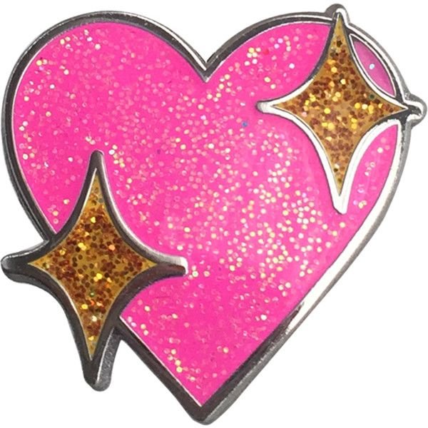 Сердечки.с блестками