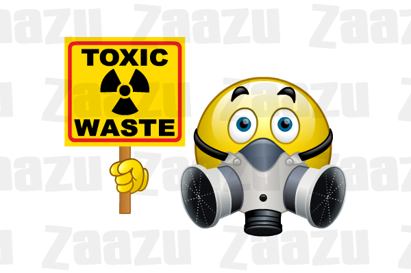 Смайлик в противогазе