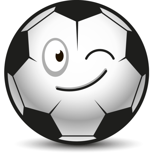 Футбольный мяч с лицом