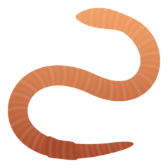 Эмодзи червячок