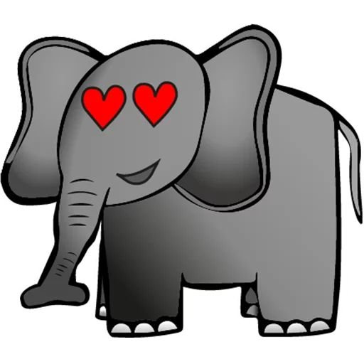 Стикеры Слоненок