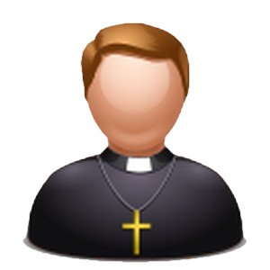 Священник анимация