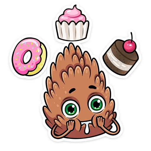 Шишка пиктограмма