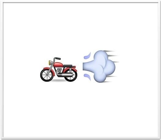 Эмодзи мотоцикл