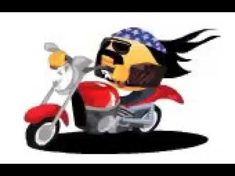 Смайлик байкер