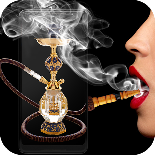 Смайлик с кальяном