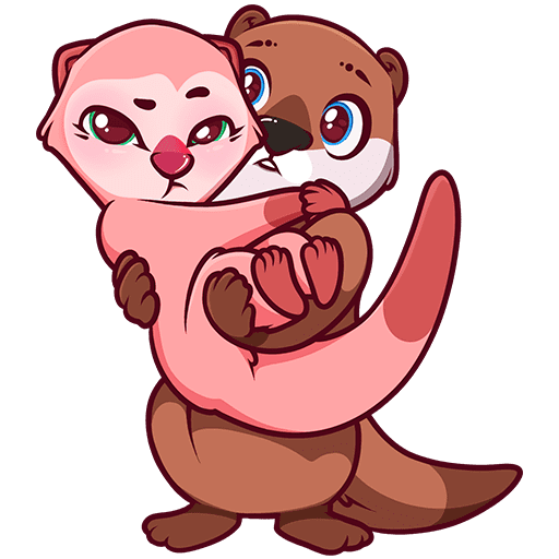 Смайл выдра на айфоне