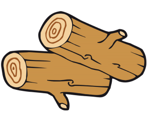 Бревно мультяшное