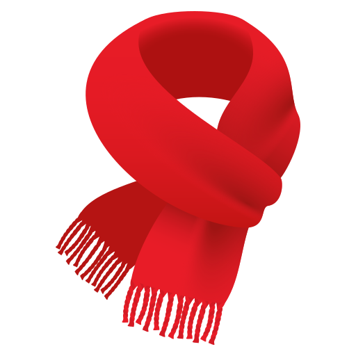 Эмодзи шарф