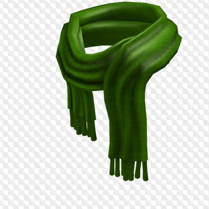 Новогодний шарф на белом фоне