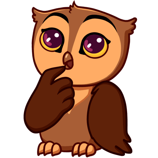 Сова Фил Стикеры