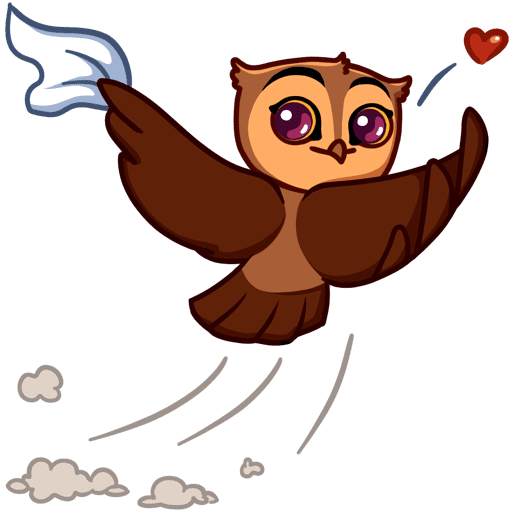 Стикеры Филин Фил