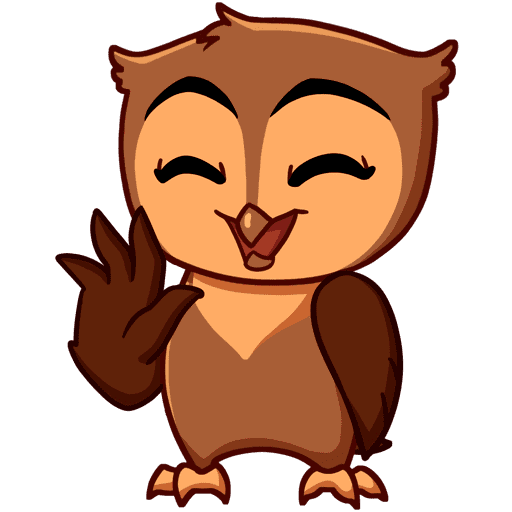 Стикеры ВК Совенок Фил