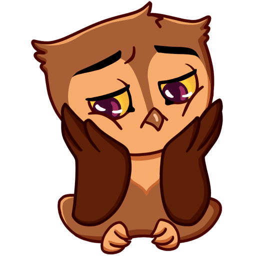 Стикеры ВК Сова