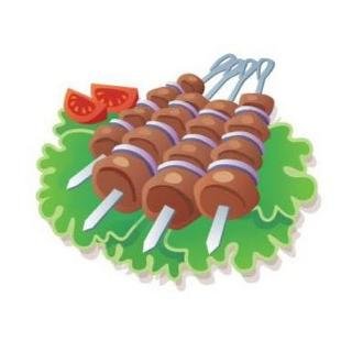 Стикер шашлык