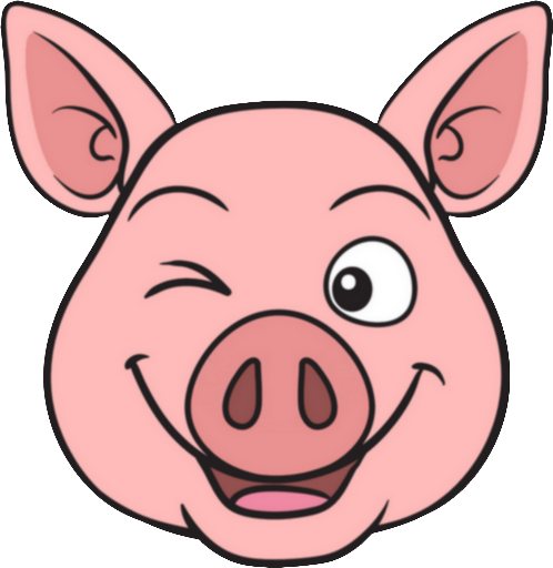 Эмодзи поросенок