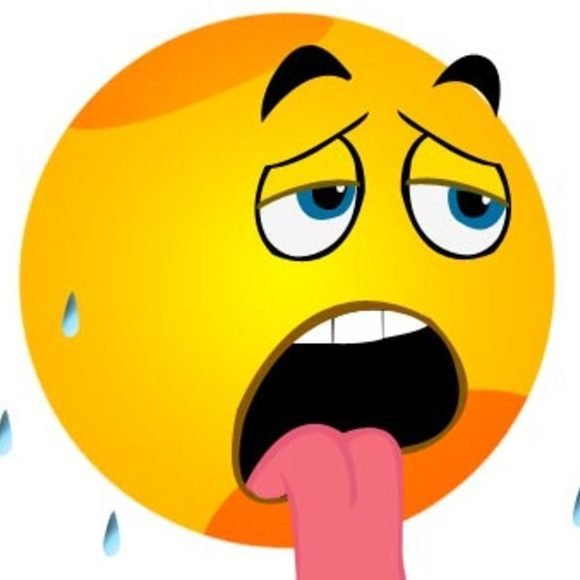 Смайлик кашляет