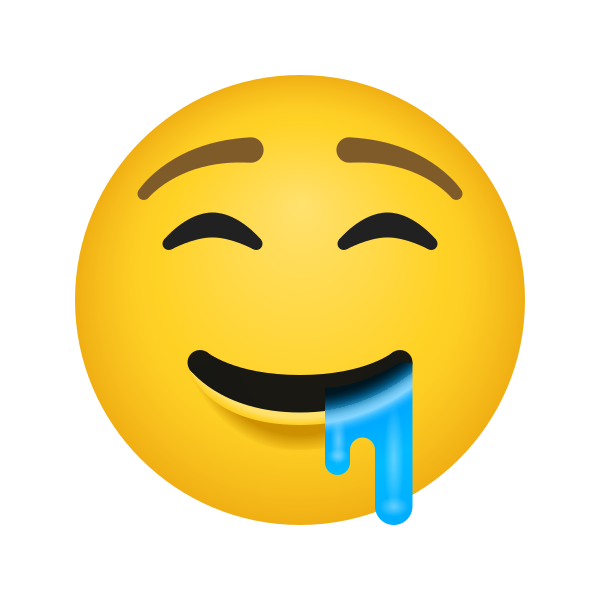 Смайлики облегчение на лице