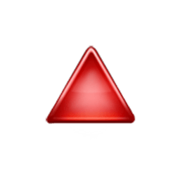 Смайлик красный треугольник