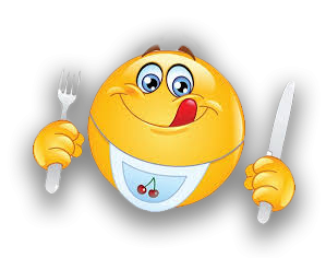 Смайлик облизывается