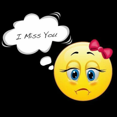 Смайлик скучаю