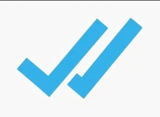 Две галочки в WHATSAPP