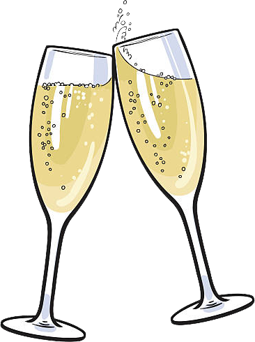 Стикер шампанское