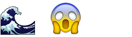 Эмодзи волна