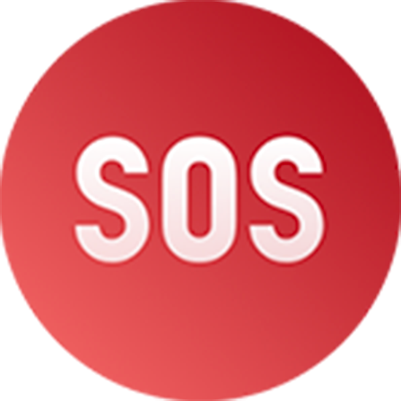 Знак SOS смайлик