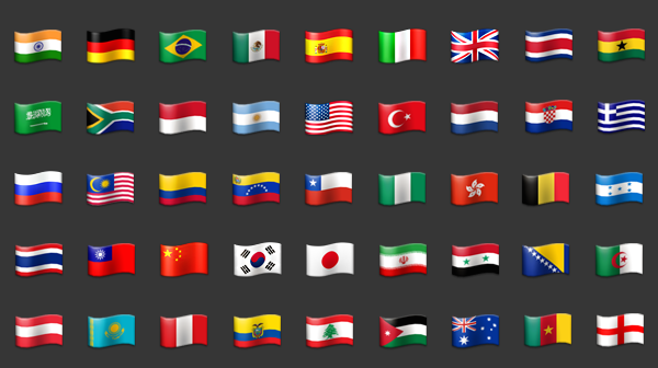 Смайлик с флагом