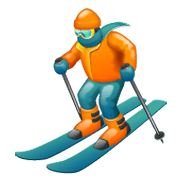 ЭМОДЖИ лыжник