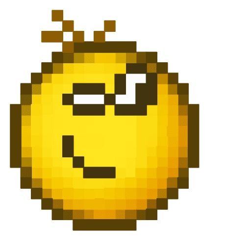 Пиксельные смайлики колобки