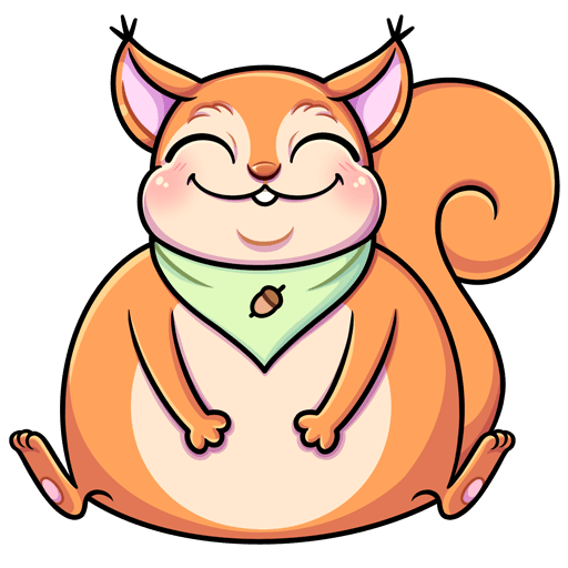 Белка Белла Стикеры