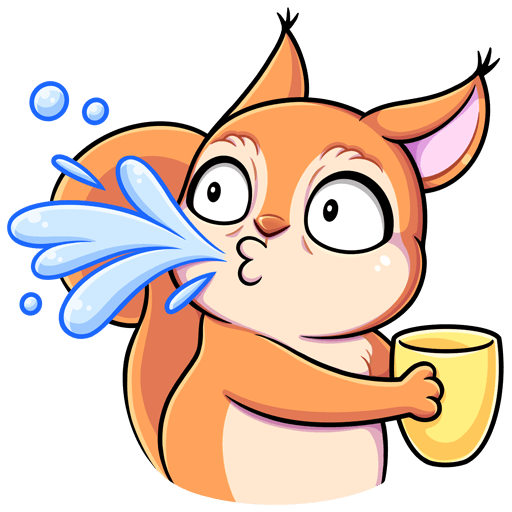 Стикеры ВК белка