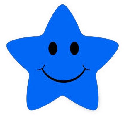 Звездочки синие детские