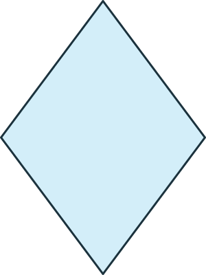 Голубые ромбики