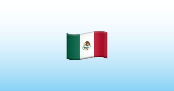 Мексиканский флаг эмодзи