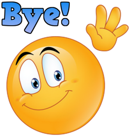 Смайлик Bye