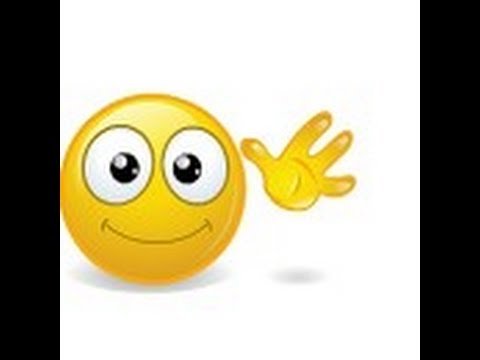 Смайлик машет