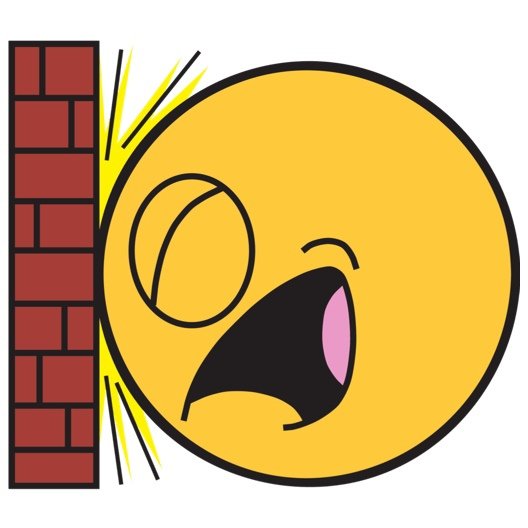 Каменное лицо смайлик