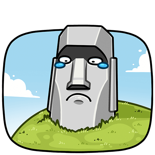 Моаи Стоун Стикеры ВК