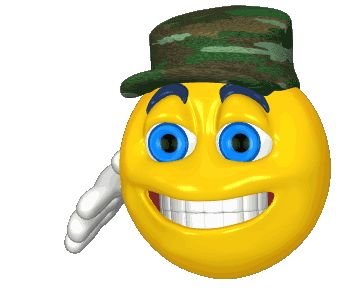 Смайлик отдающий честь