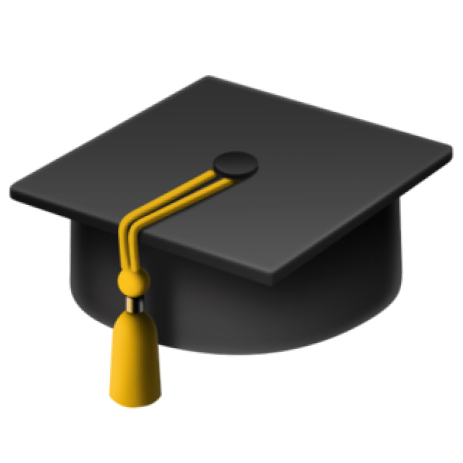 ЭМОДЖИ шапочка выпускника