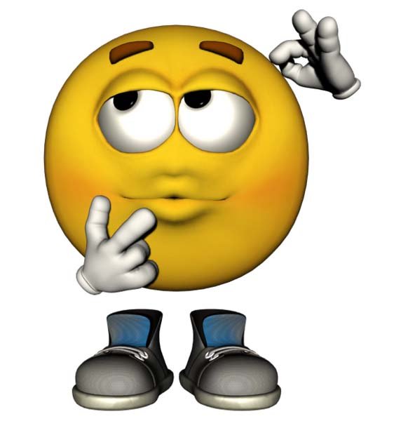 Думающий смайлик