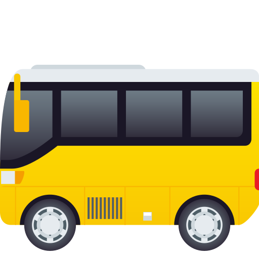 Эмодзи школьный автобус