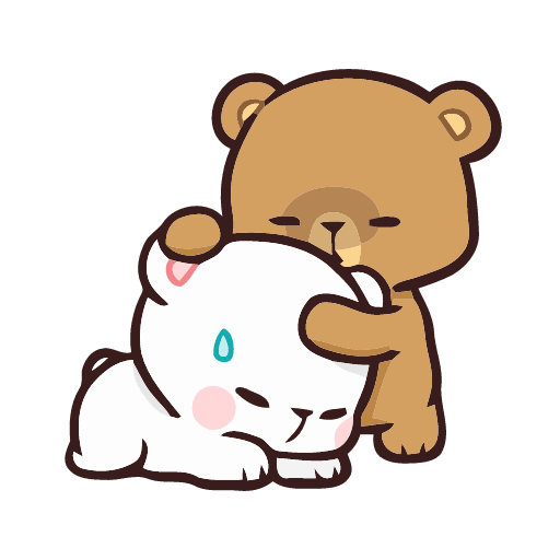 Milk Mocha Bear Стикеры