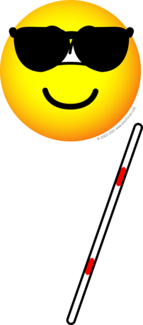 Смайлик ослеп