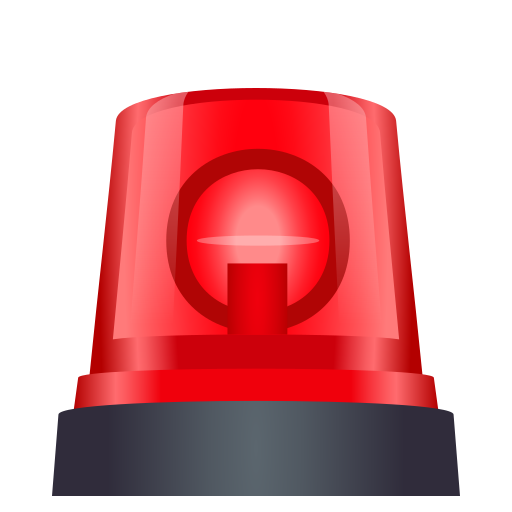 Полицейская мигалка эмодзи