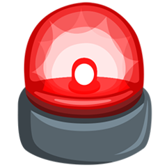 Полицейская мигалка эмодзи