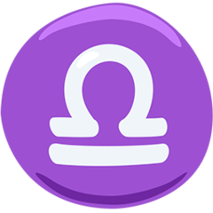 Весы знак зодиака ЭМОДЖИ